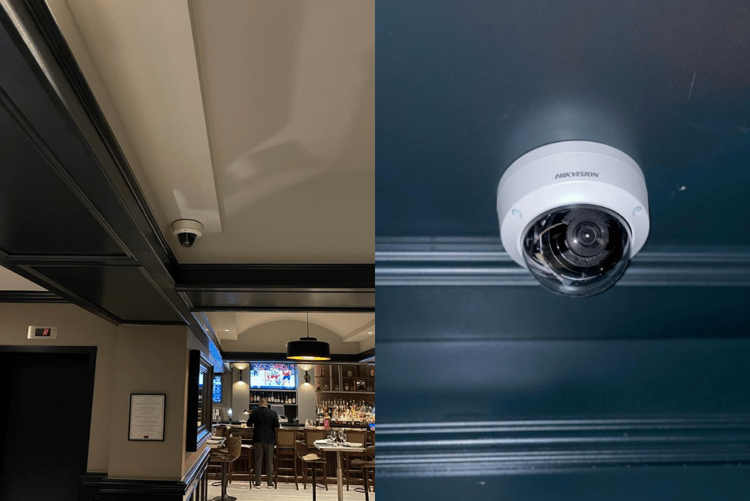 security camera installation