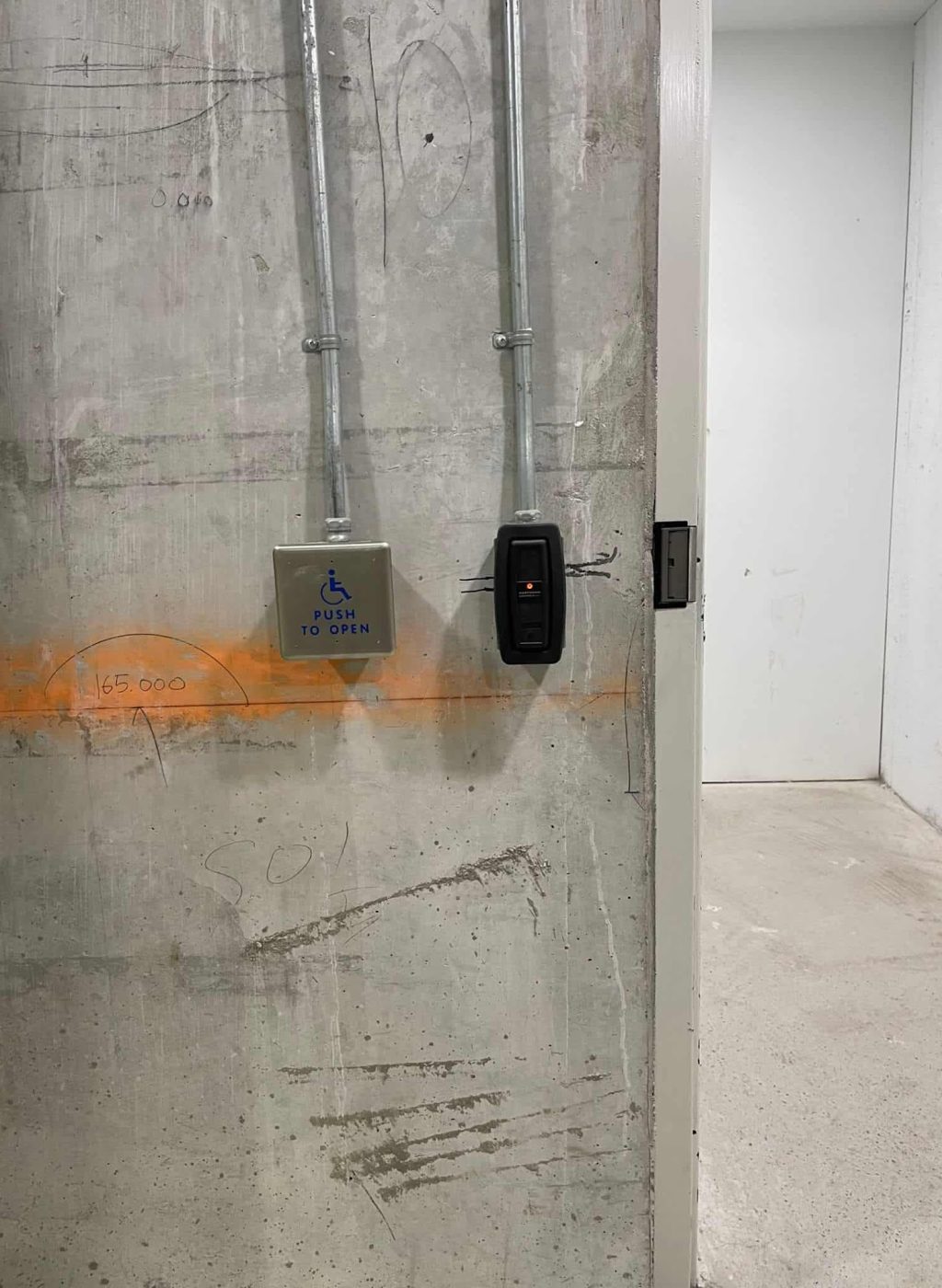 barrier-free washroom door operator Brampton